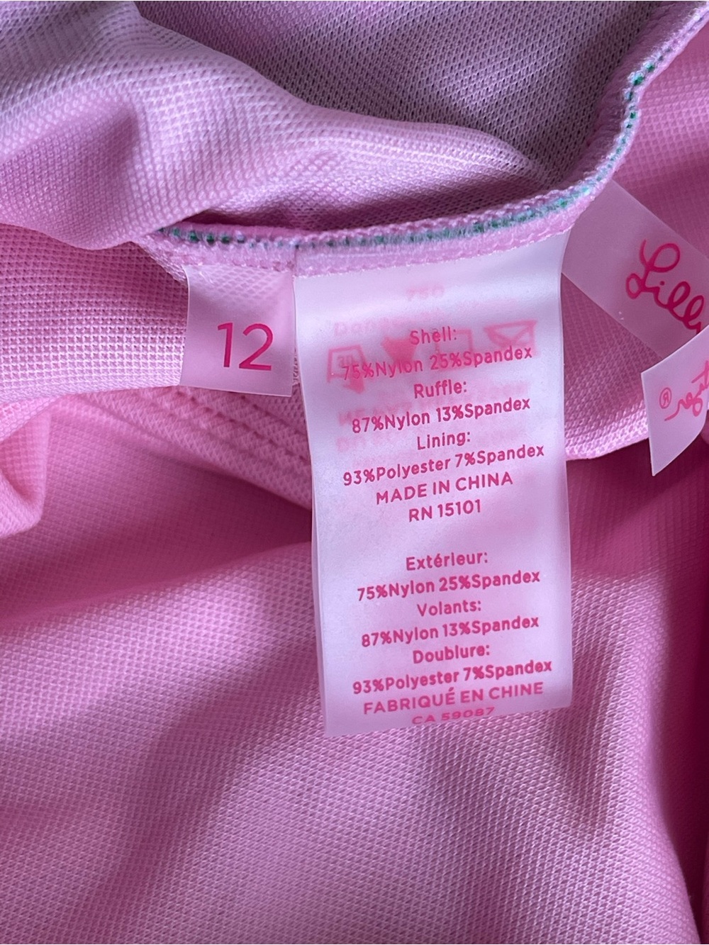 Lilly Pulitzer Aemma Ruffle One Piece Swimsuit Let’s Go Bananas Size 12 - Picture 7 of 13
